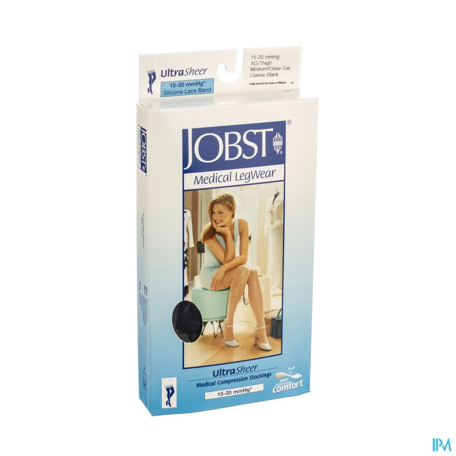 Jobst Ultrasheer Comf.k1 Dijkous Cl.black M