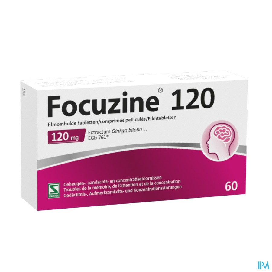 Focuzine 120mg Filmomh Tabl 60 X 120mg
