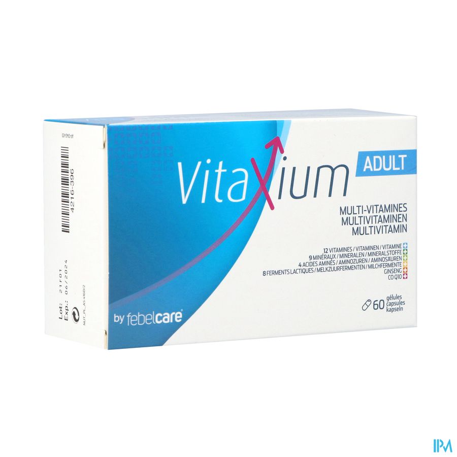 Vitaxium Adult Multi Vitaminen Caps 60 Vitaxium Adult Multi Vitaminen Caps 60
