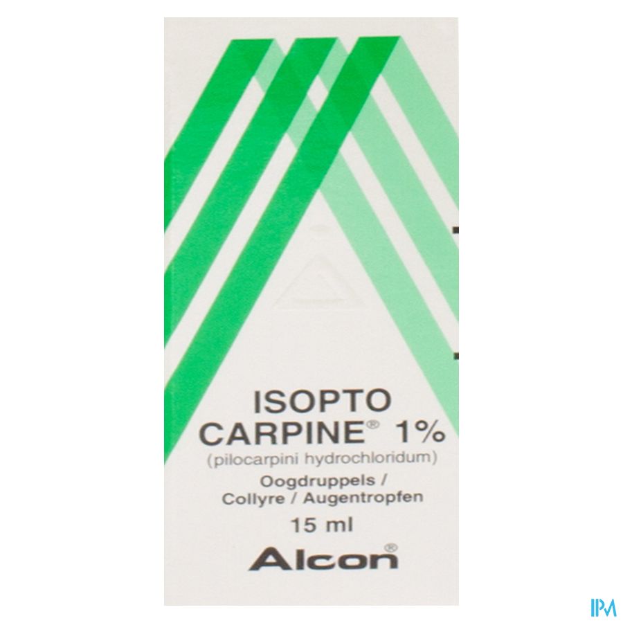 Pilocarpine-isopto 1 % Collyre 15ml 3