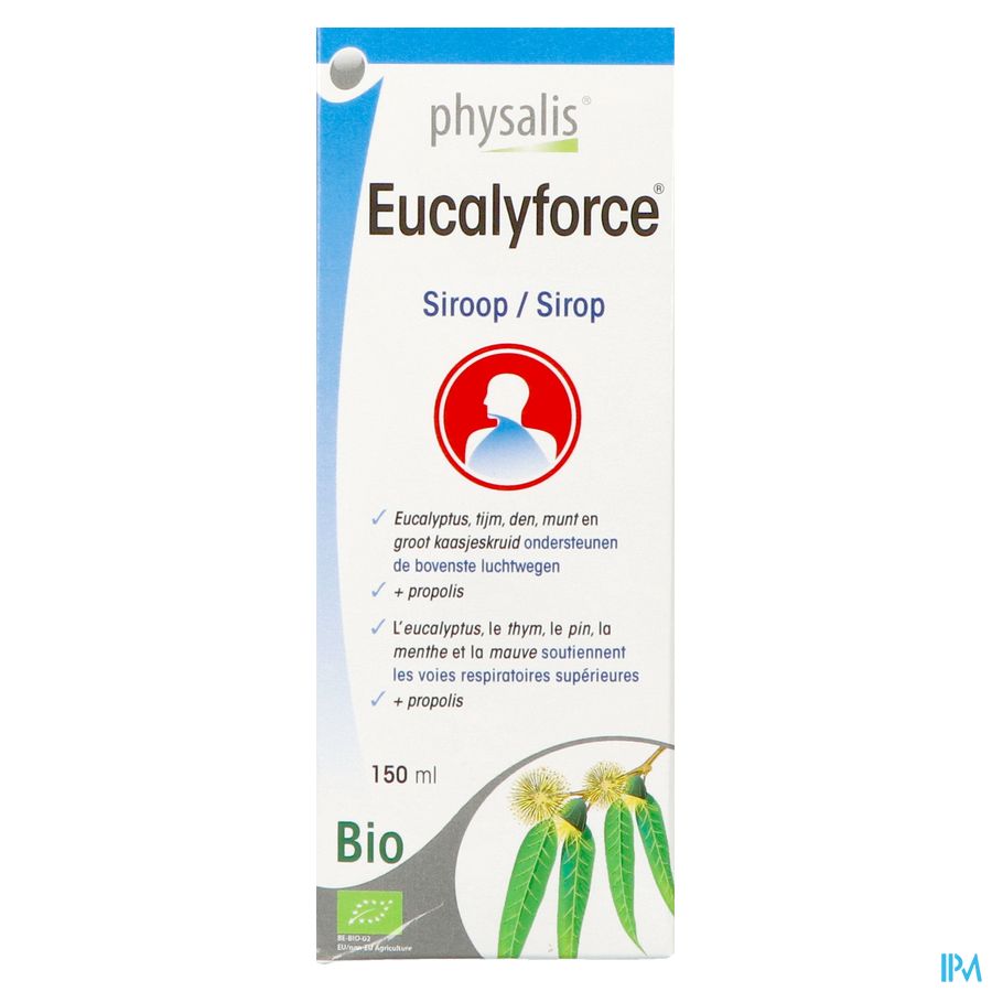 Physalis Eucalyforce Siroop Bio 150ml 4