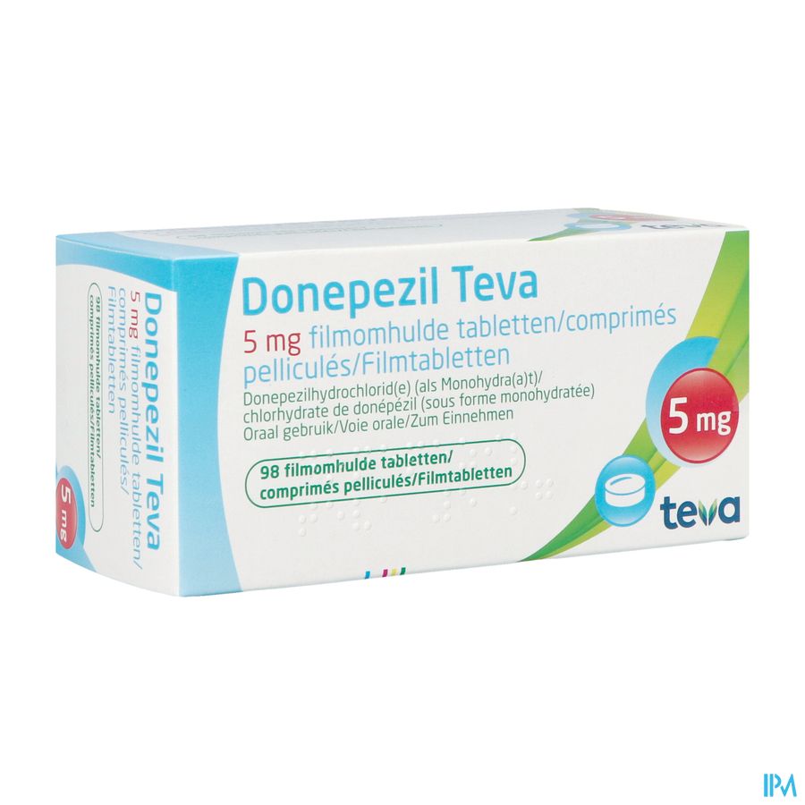Donepezil Teva 5,0mg Filmomh 98x 5,0mg Donepezil Teva 5,0mg Filmomh 98x 5,0mg