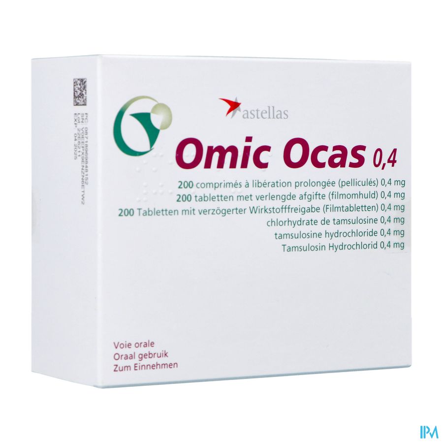Omic Ocas Orifarm Tabl 200x0,4mg Pip Omic Ocas Orifarm Tabl 200x0,4mg Pip