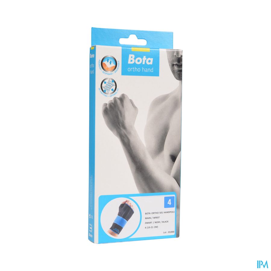 Bota Ortho Handpolsbandage 501 Zwart N4 Bota Ortho Handpolsbandage 501 Zwart N4