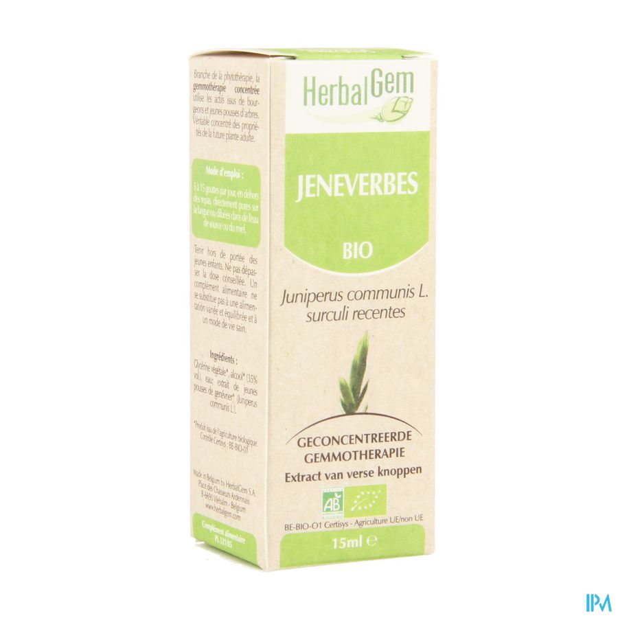 Herbalgem Jeneverbes Maceraat 15ml Herbalgem Jeneverbes Maceraat 15ml