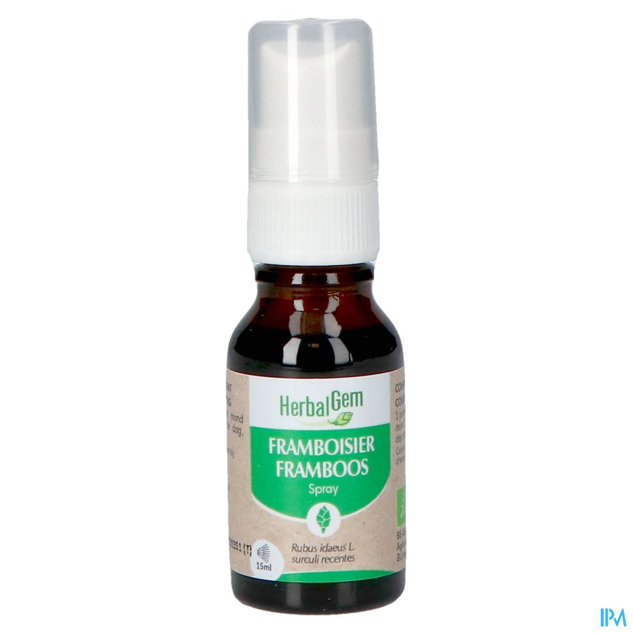 Herbalgem Frambozenstruik Bio Spray 15ml 7
