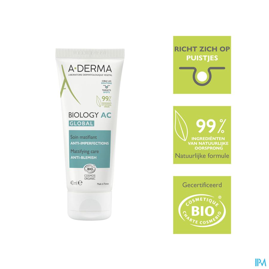 Aderma Biology Ac Global Verzorg. Onzuiverh. 40ml 6