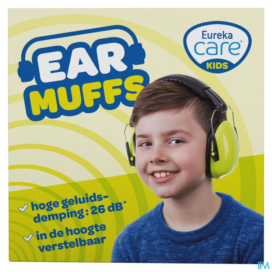 Eureka Care Gehoorbescherm. Koptelefoon 3-12j Fluo 2
