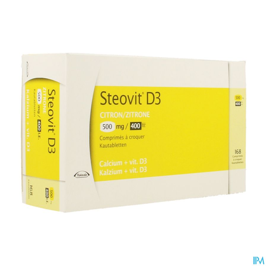 Steovit D3 500mg/400ie Comp 168