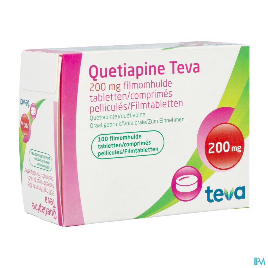 Quetiapine Teva 200mg Filmomh Tabl 100 Quetiapine Teva 200mg Filmomh Tabl 100