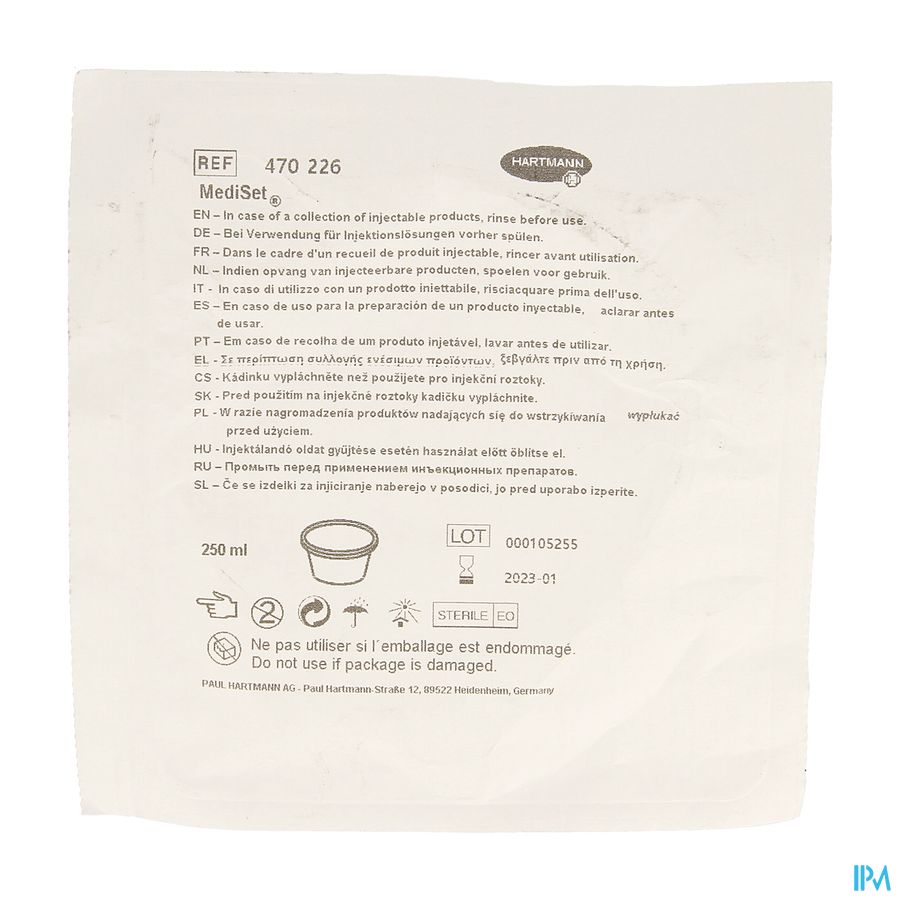 Potje 250ml 1 P/s Potje 250ml 1 P/s