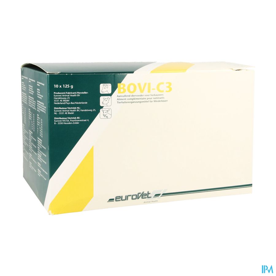 Bovi C3 Oplosbaar Poeder Zakje 10x125g Bovi C3 Oplosbaar Poeder Zakje 10x125g
