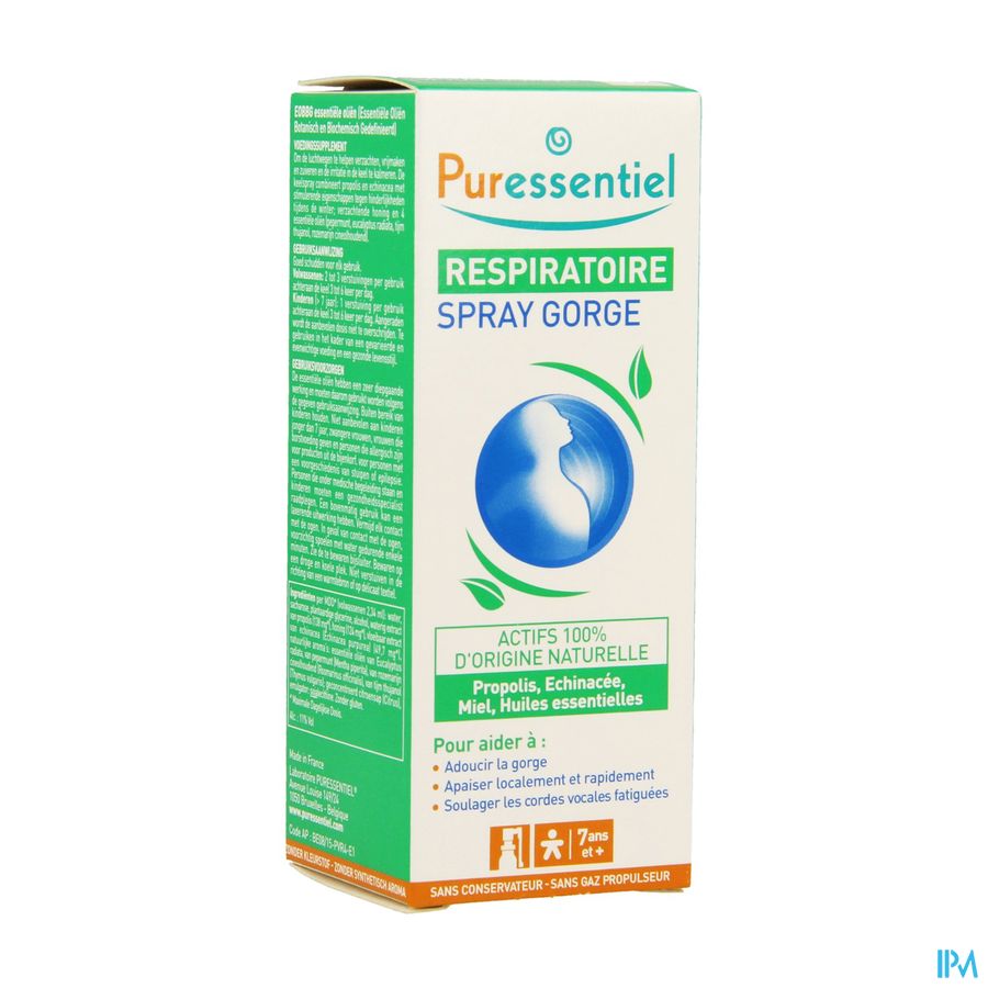 Puressentiel Ademhaling Keelspray 15ml 3