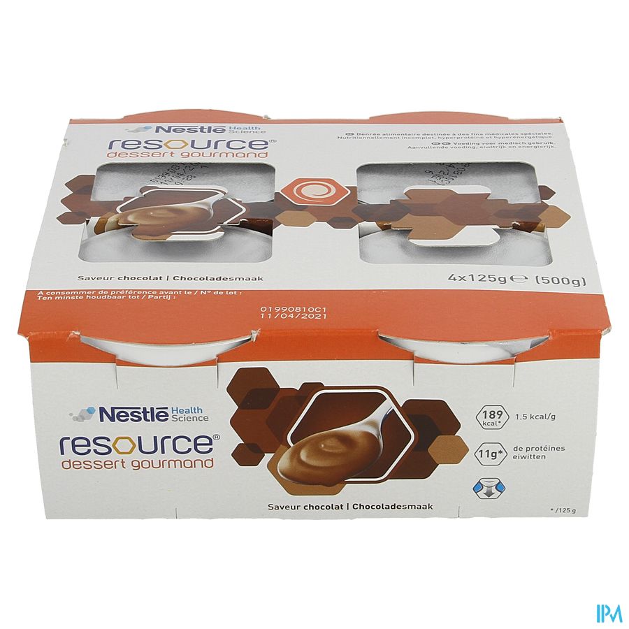 Resource Dessert Gourmand Chocol. 4x125g 12311109 3