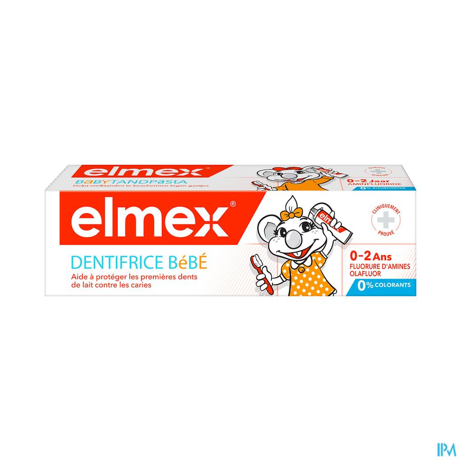 Elmex Tandpasta Baby 0-2jaar 50ml Elmex Tandpasta Baby 0-2jaar 50ml