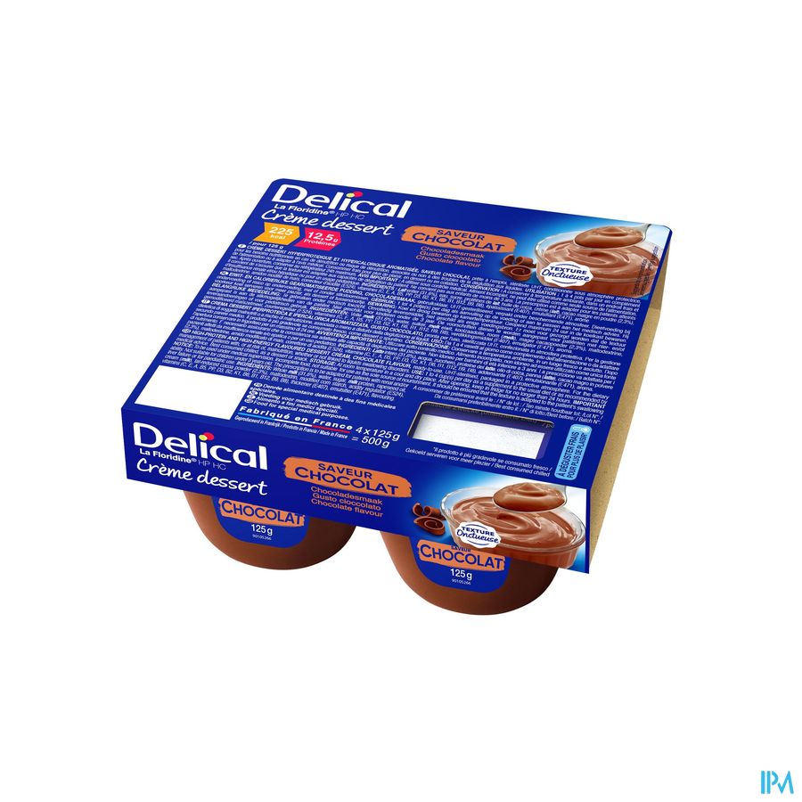 Delical Creme Dessert La Floridine Chocolat 4x125g Delical Creme Dessert La Floridine Chocolat 4x125g