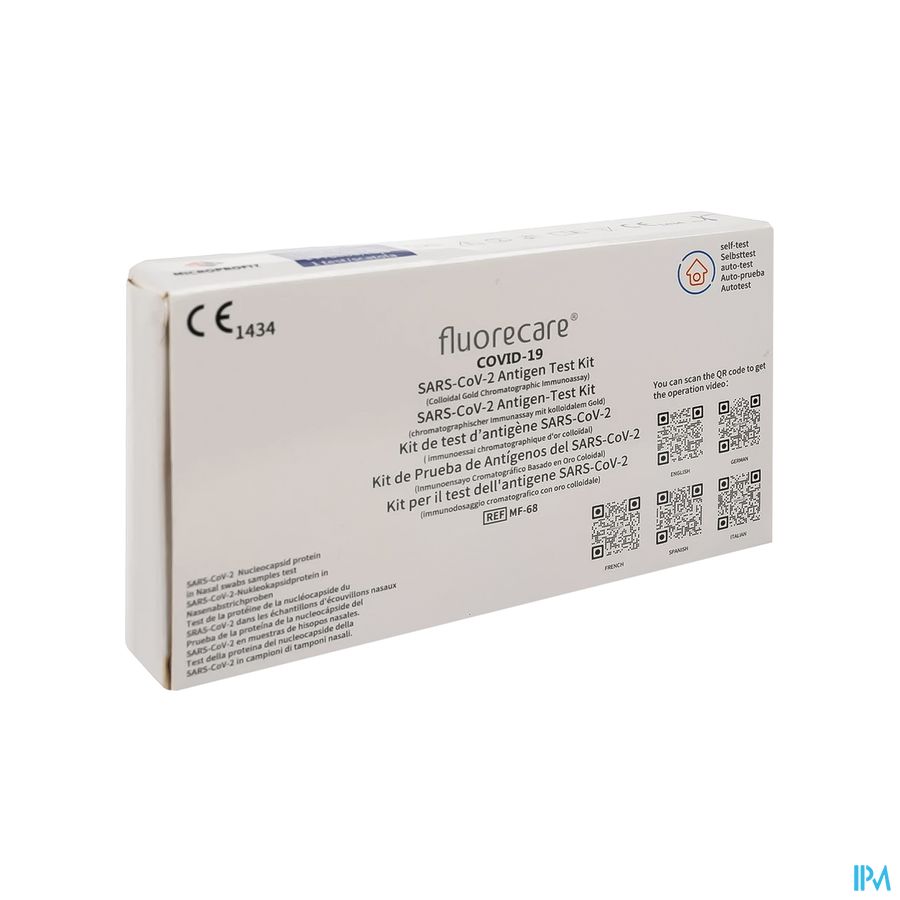 Fluorecare Kit A/geen Test Sars-cov-2 1 Ph20 Fluorecare Kit A/geen Test Sars-cov-2 1 Ph20