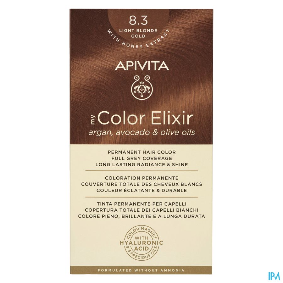 Apivita My Color Elixir 8.3 Light Blonde Gold 1