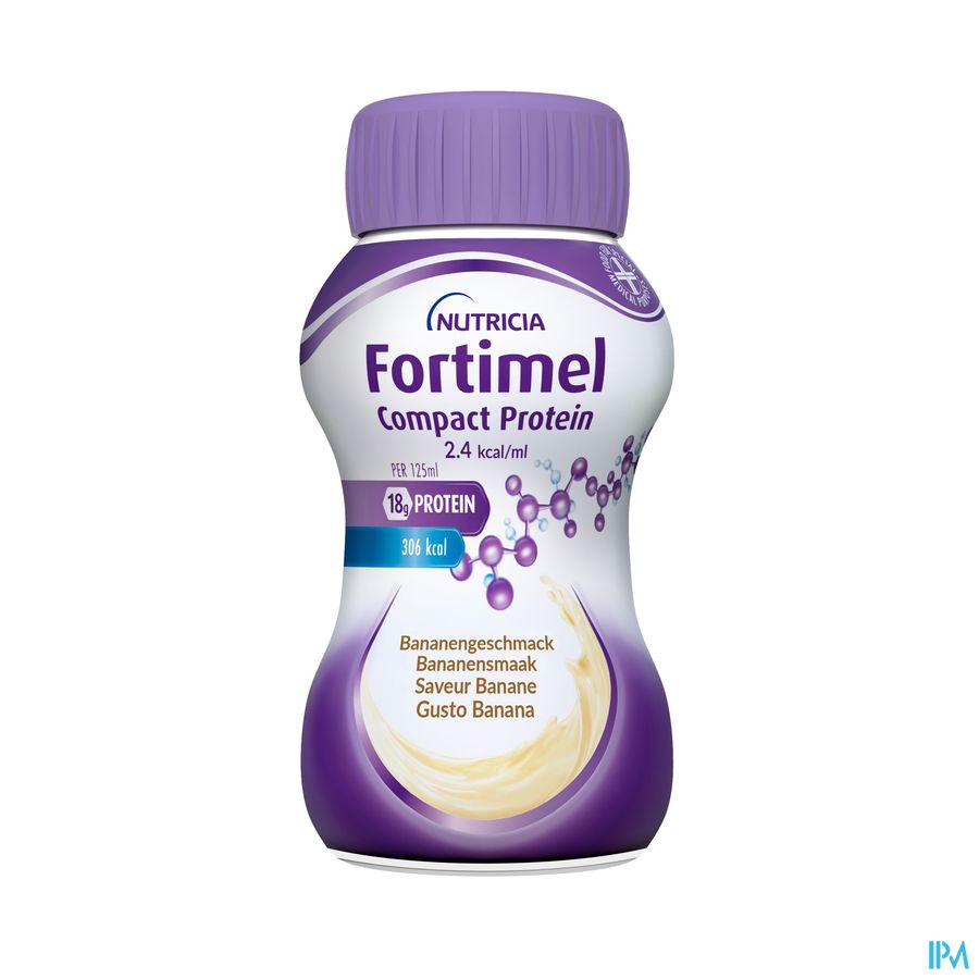 Fortimel Compact Protein 2.4kcal Banane 4x125ml 5
