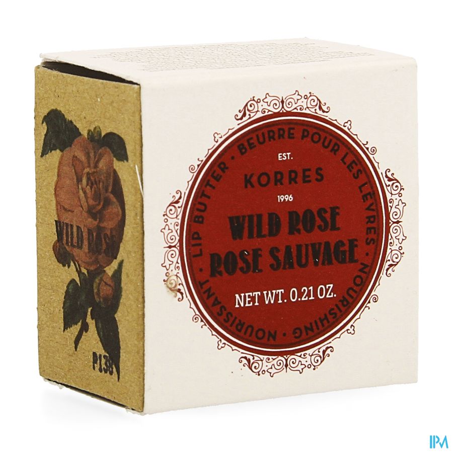 Korres Km Lipbutter Pot Wild Rose 6g Korres Km Lipbutter Pot Wild Rose 6g