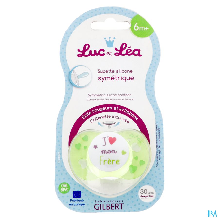 Luc&lea Fopspeen Symmetrisch 6m+ Broer Zus 1