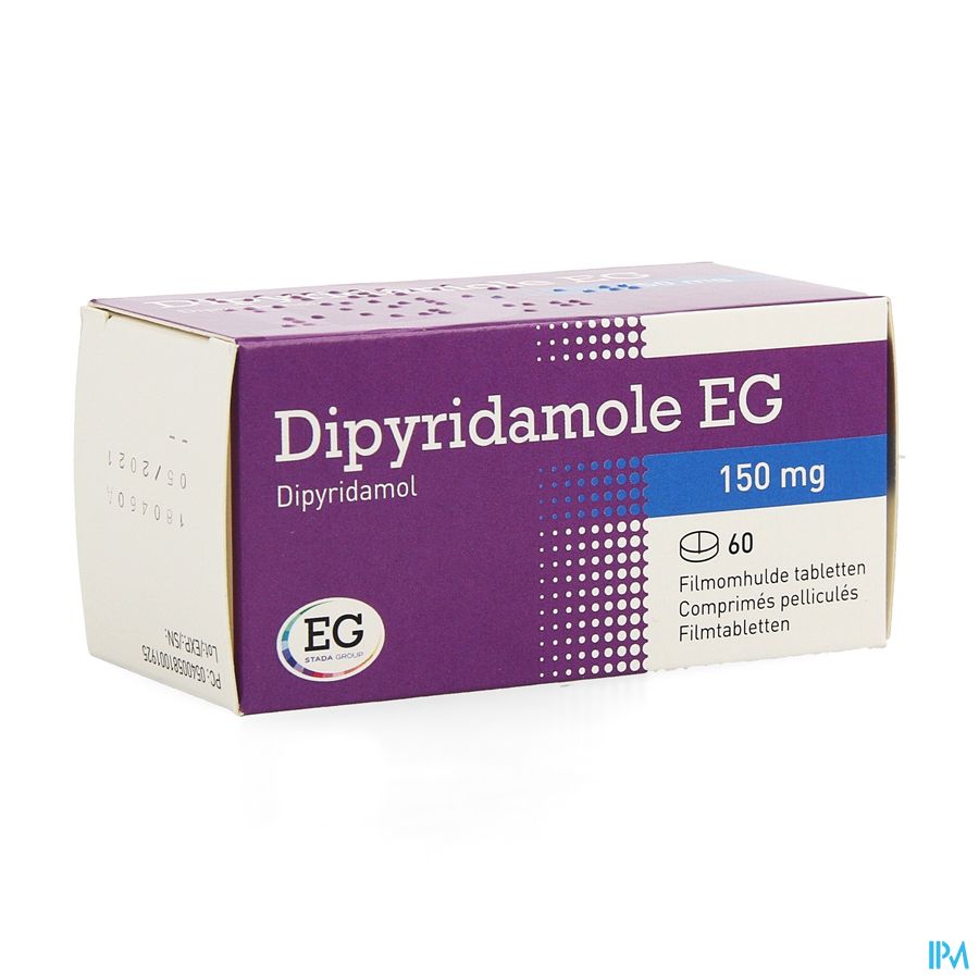 Dipyridamol EG    Tabl Sec 60X150Mg Dipyridamol EG    Tabl Sec 60X150Mg