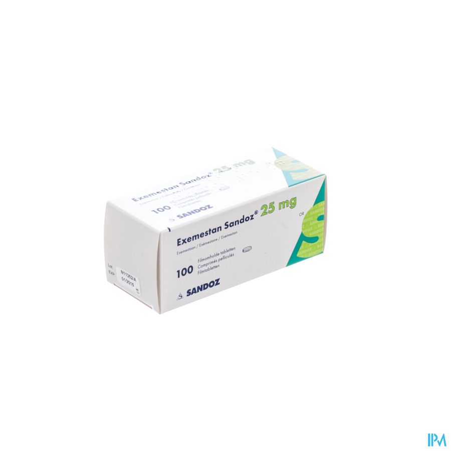 Exemestan Sandoz 25mg Filmomh Tabl 100 X 25mg Exemestan Sandoz 25mg Filmomh Tabl 100 X 25mg