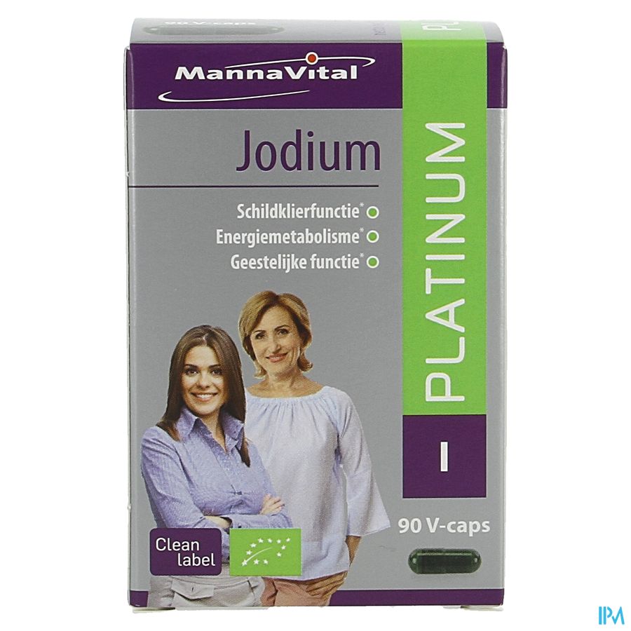 Mannavital Jodium Platinum Bio V-caps 90 4