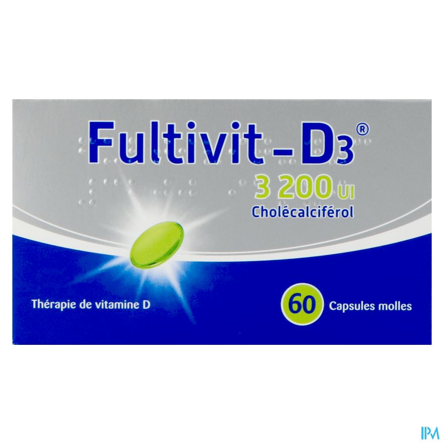 Fultivit-D3  3200Iu Caps Molle 60 1