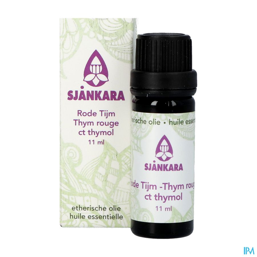 Sjankara Rode Tijm Ct Thymol Ess. Olie Bio 11ml 5