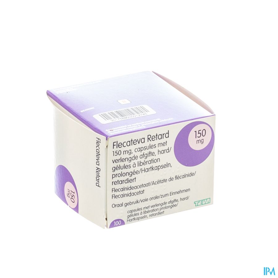 Flecateva Retard 150mg Caps Verlengde Afgifte 100 Flecateva Retard 150mg Caps Verlengde Afgifte 100