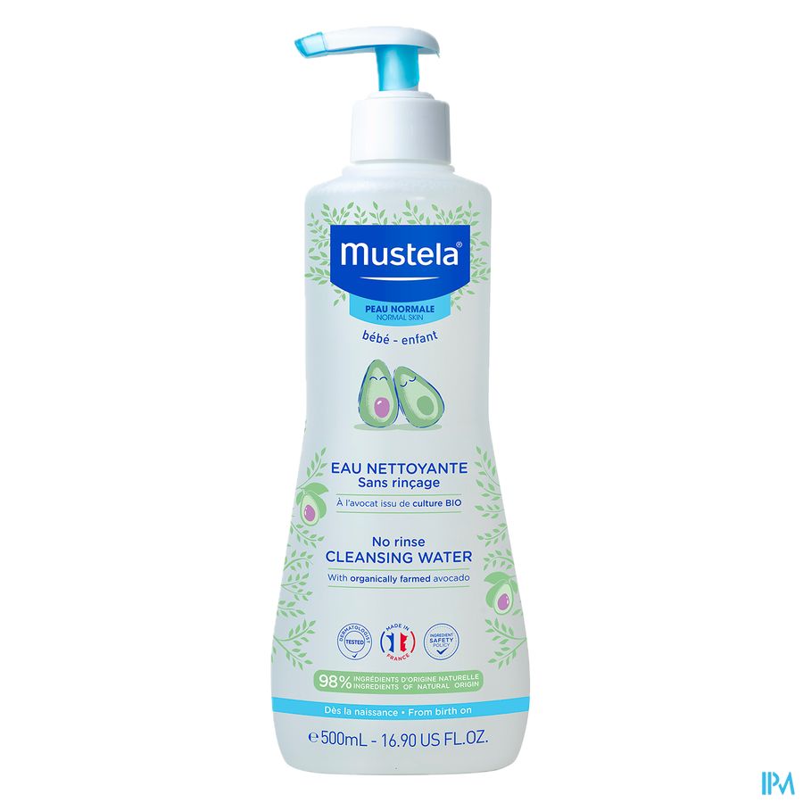 Mustela Pn Eau Nettoyante S/rincage 500ml 2