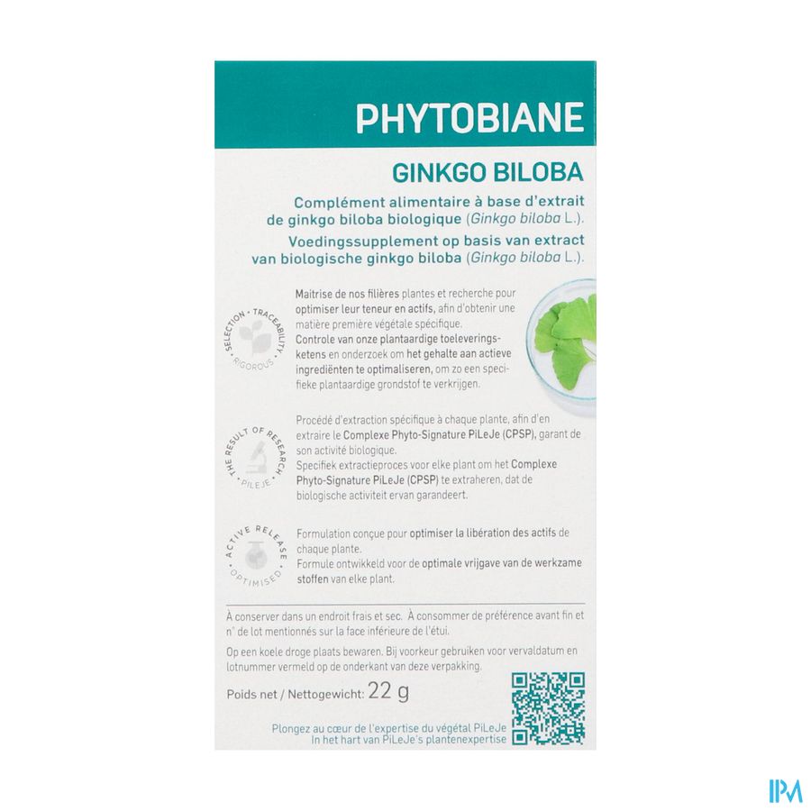 Phytobiane Ginkgo Tabl 30 3