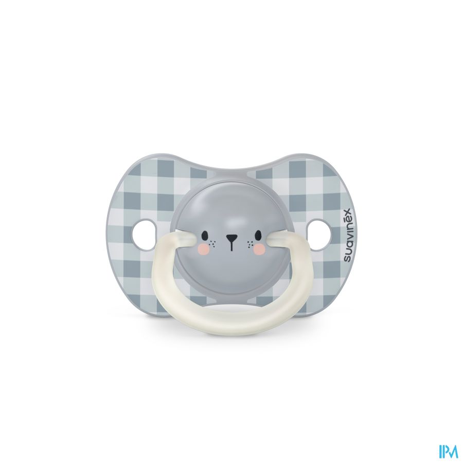 Suavinex N&d Soother Sili.rev 0-6m Bear Bl Duo 3