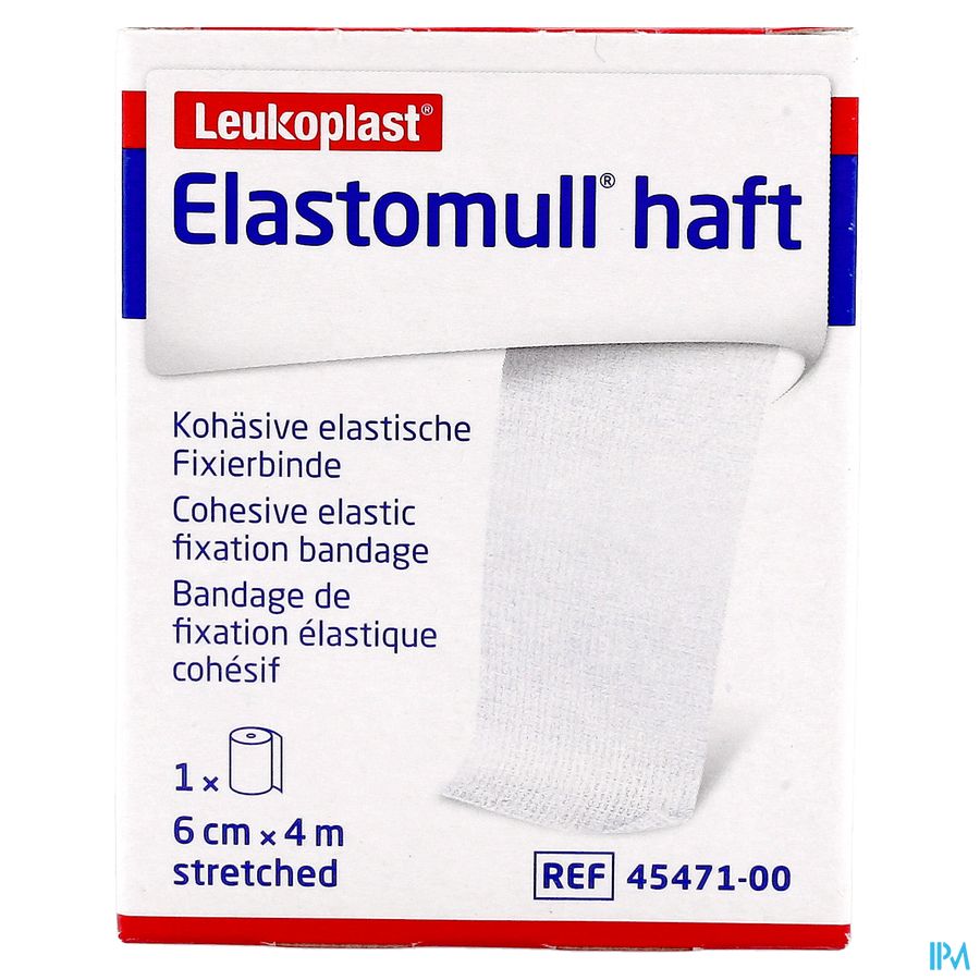 Elastomull Haft Fixatiewindel Coh. 6cmx4m 4547100 2