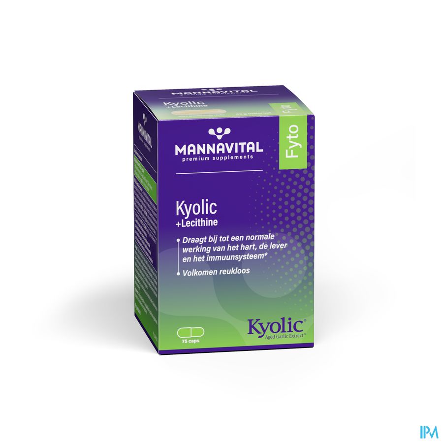 Mannavital Kyolic + Lecithine Caps 75 Mannavital Kyolic + Lecithine Caps 75