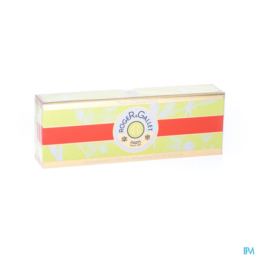 Roger&gallet Coffret Fleur Osm Savon 3x100g