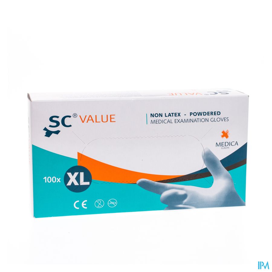 Sensicare Onderzoekhandsch. Stretchvinyl Xl 100 Sensicare Onderzoekhandsch. Stretchvinyl Xl 100