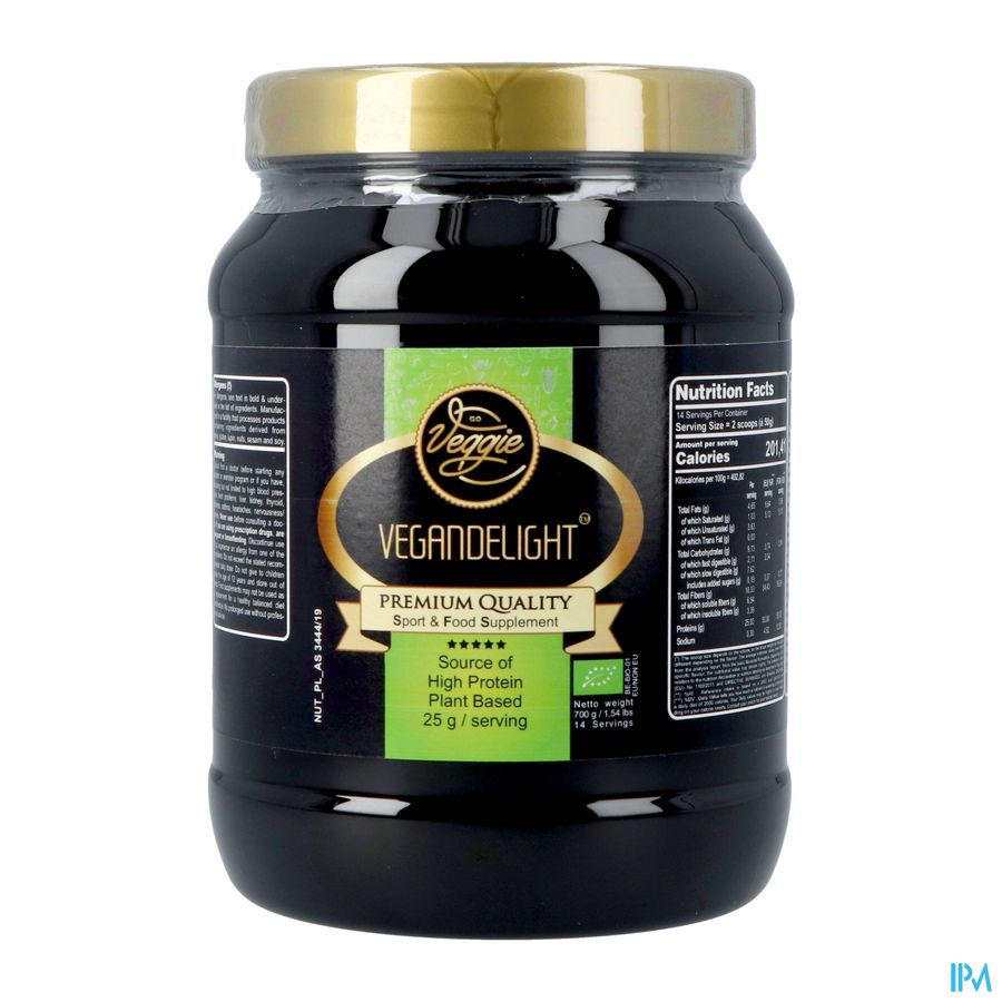 Goveggie Vegandelight Vanilla 700g Goveggie Vegandelight Vanilla 700g
