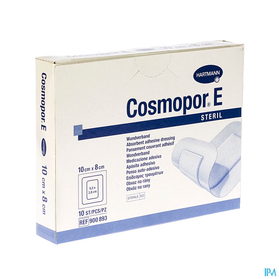 Cosmopor E Latexfree 10x8cm 10 P/s Cosmopor E Latexfree 10x8cm 10 P/s