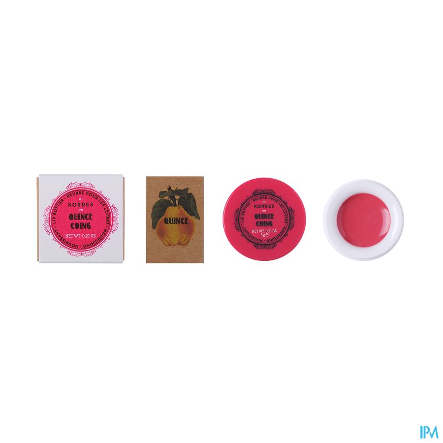 Korres Km Lipbutter Pot Quince 6g Korres Km Lipbutter Pot Quince 6g
