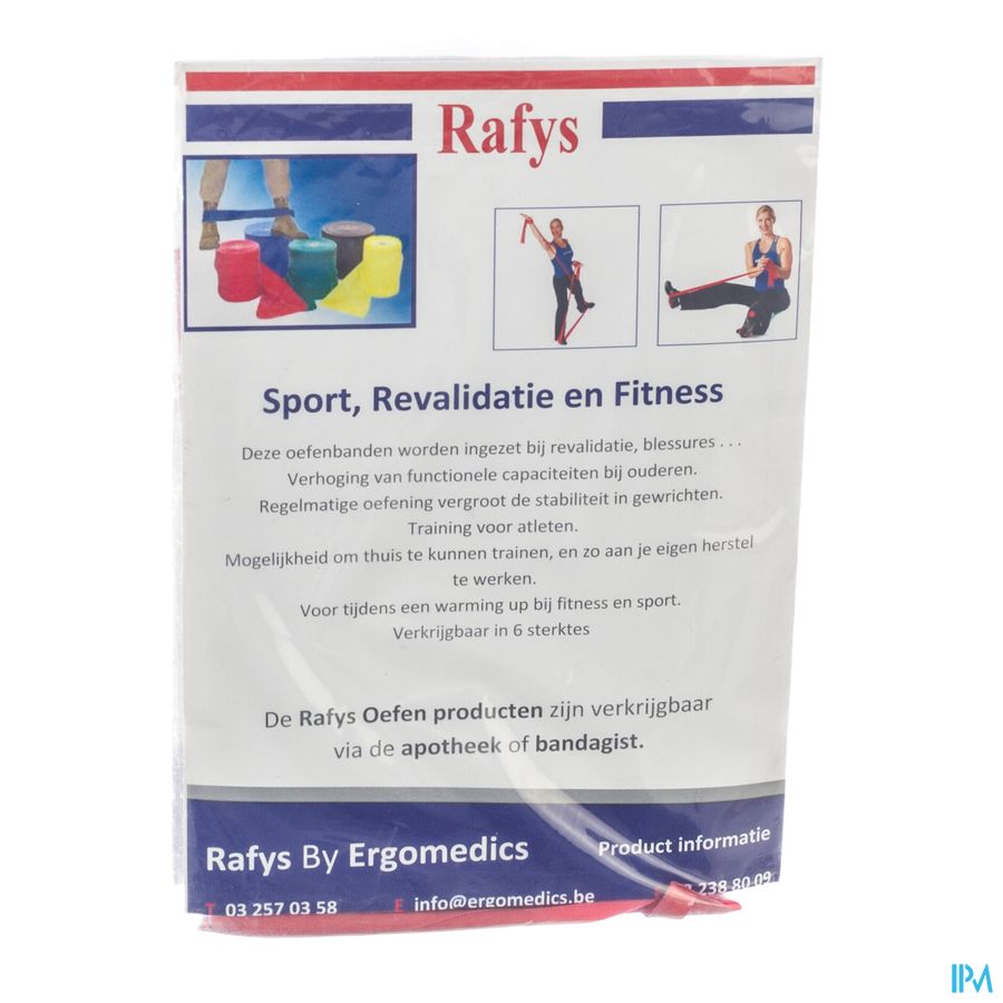 Rafys Theraband 5m Medium Rood 2092 Rafys Theraband 5m Medium Rood 2092