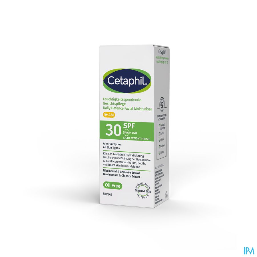 Cetaphil Daily Defence Fac. Moisturiser Spf30 50ml Cetaphil Daily Defence Fac. Moisturiser Spf30 50ml