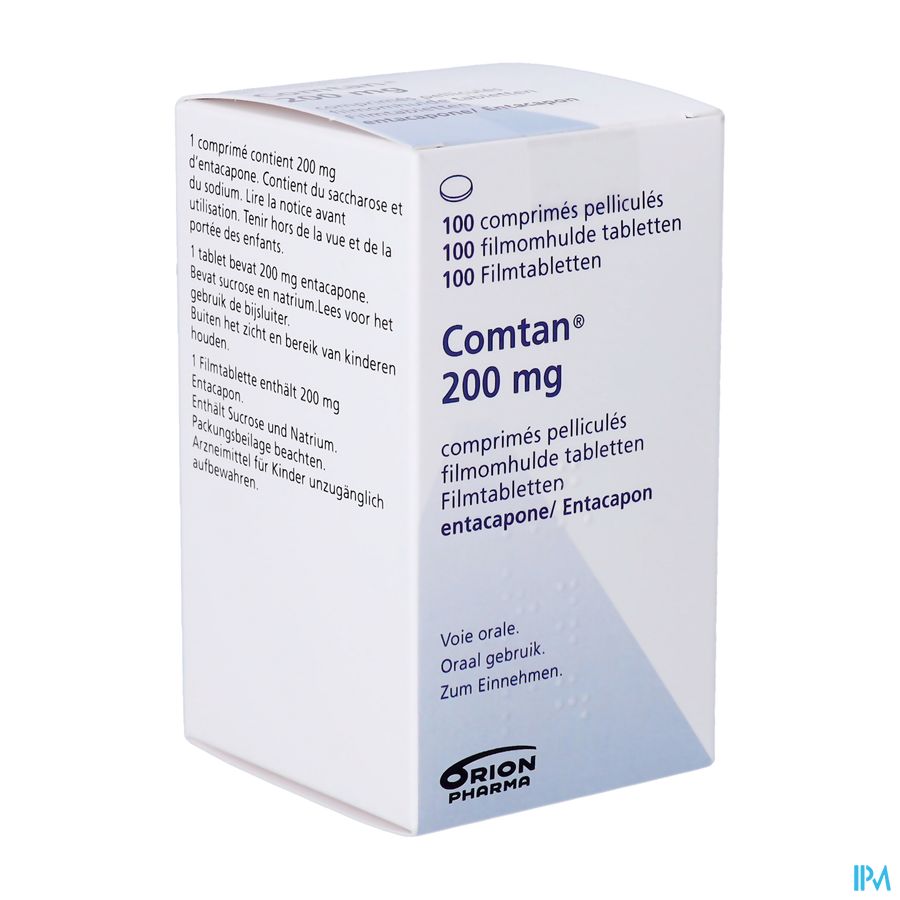 Comtan 200mg Orifarm Comp Pell 100 Comtan 200mg Orifarm Comp Pell 100