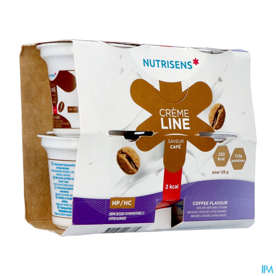 Cremeline+ Koffie Z/lactose 4x125g Cremeline+ Koffie Z/lactose 4x125g