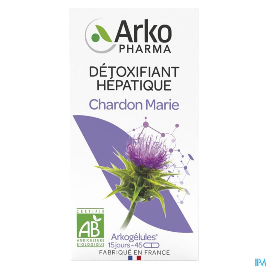Arkogelules Chardon Marie Bio Caps 45 Nf 6