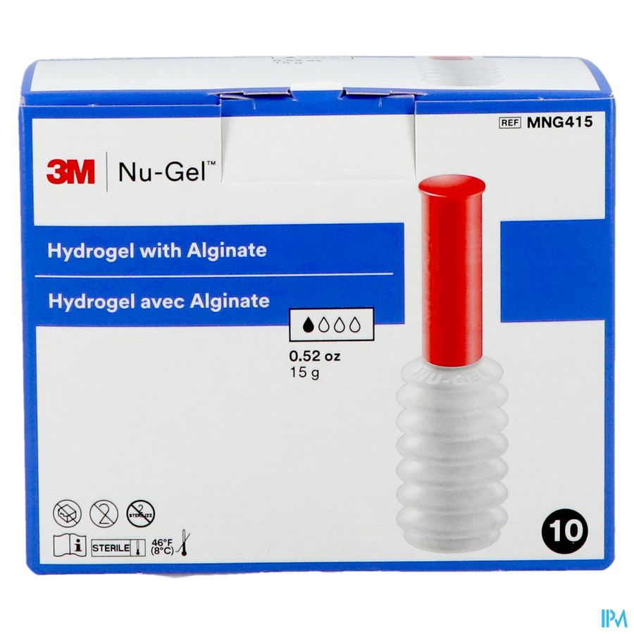 Nu-gel Hydrogel+algin. 10x15g Mng415de 1