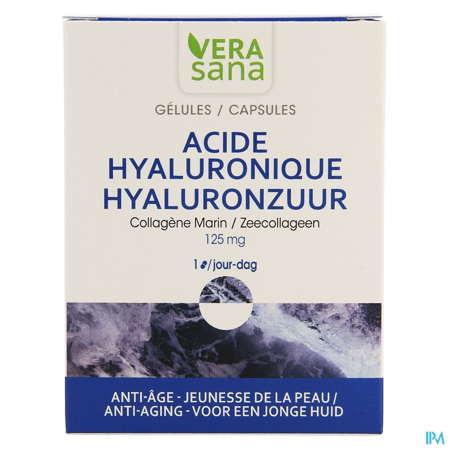 Hyaluronzuur + Zeecollageen Caps 30 Vera Sana 2