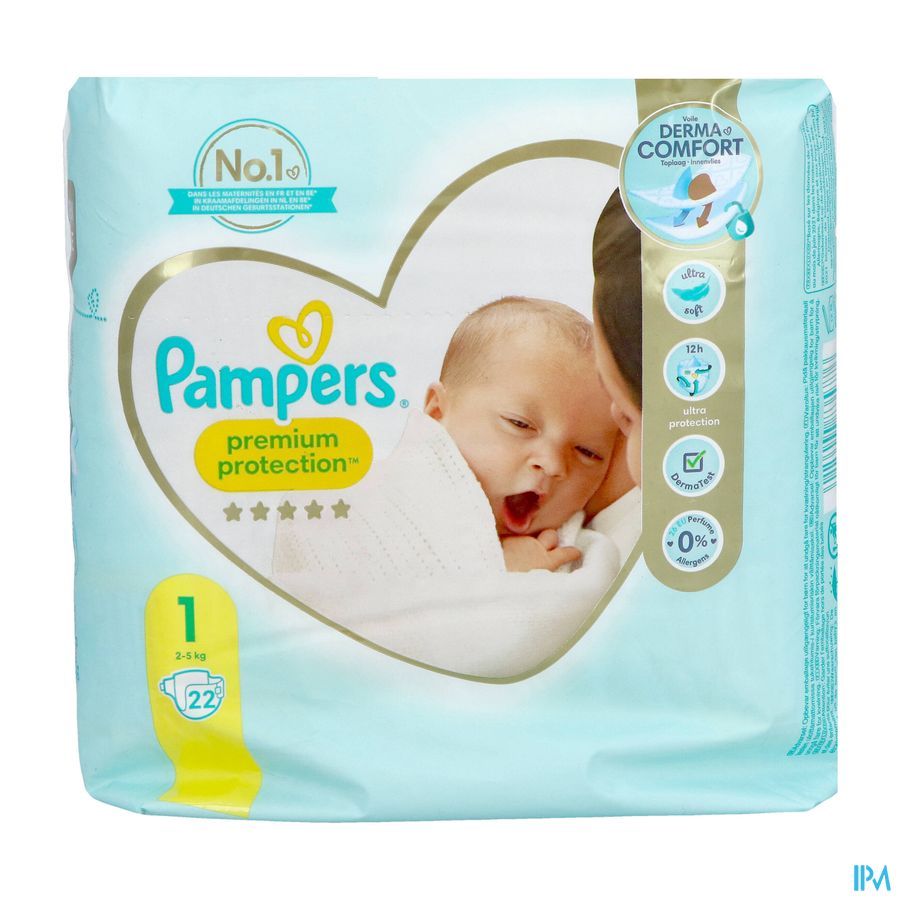 Pampers Premium Protection Carry Pack S1 22 Pampers Premium Protection Carry Pack S1 22