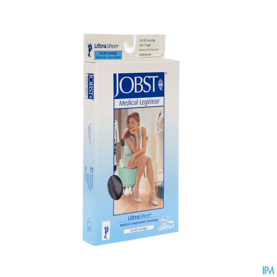 Jobst Ultrasheer Comf.k1 Dijkous Anthracite M